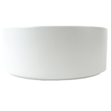 White Zen Ceramic Dog Bowl